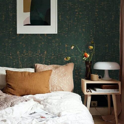 MYWIND Wallcovering 2021 Latest design Natural Cork Wallpaper Real Wood Green Black White Decor Wall Paper