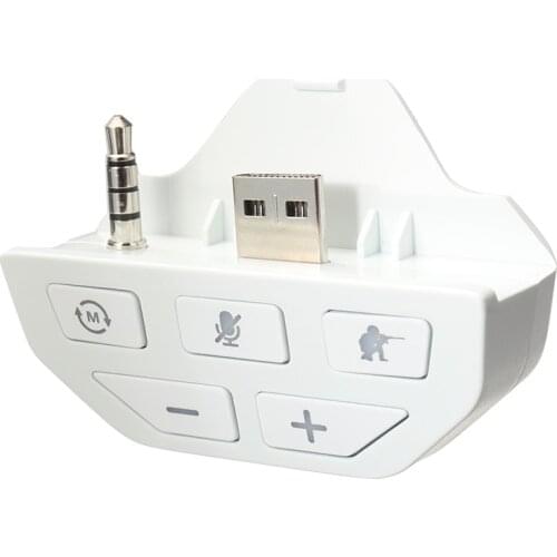 New Arrival Stereo Headset Audio Adapter Multi-function 3.5mm conversion Earphone Adapters For Microsoft Xbox One Controller