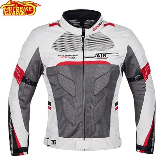 NEW Motoboy Motorcycle Summer Set Mesh Suit Ventilation Protective Jacket and Pant Set Motorsport Jacket Motor Racing Suit