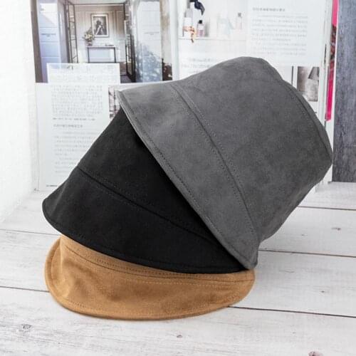 Autumn Winter Bucket Hats for Women Men Solid Color Fisherman Caps Outdoor Ear Protector Bucket Caps Bucket Hats Fisherman Hat