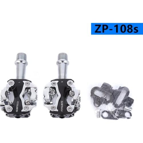 ZERAY Cycling Road Bike MTB Clipless Pedals Self-locking Pedals ZP-108S/ZP-109S SPD Compatible Pedals Parts Upgrade of ZP-108S