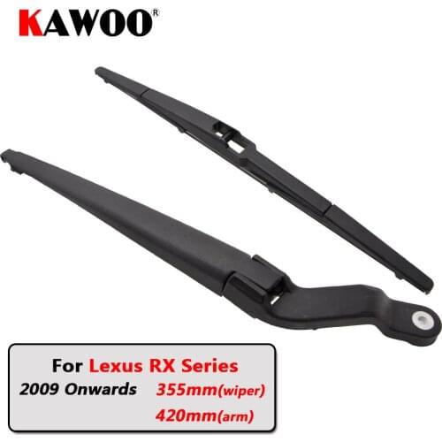 KAWOO Car Rear Wiper Blades Back Window Wipers Arm For Lexus RX Series Hatchback (2009 Onwards) 355mm Auto Windscreen Blade