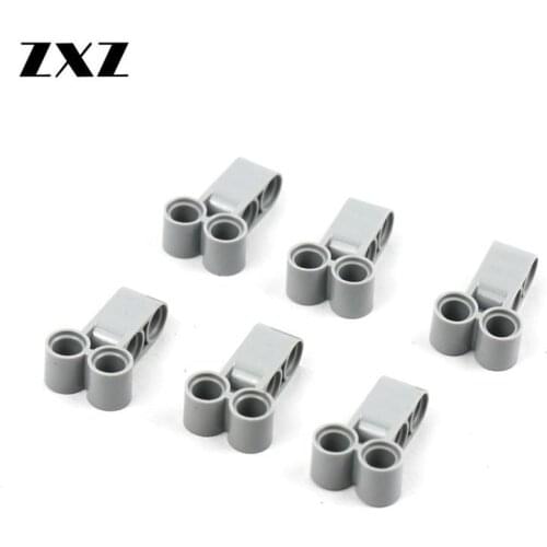 MOC Technical Parts Pin Connector 3L Joiner Dual Perpendicular Long 32557 Building Blocks Bricks Toys for Children Adult