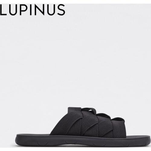 LUPINUS Luxury Brand Design Women Sandals 2021 New Summer Retro Woven Women Flat Sandals Fashion Open Heel Casual Women Slippers