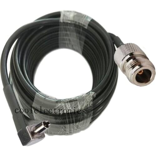 TS9 Male Right Angle to N Female Jack Connector RF Coaxial Coax RG58 50-3 Cable 50ohm 50cm 1/2/3/5/10/15/20/30m