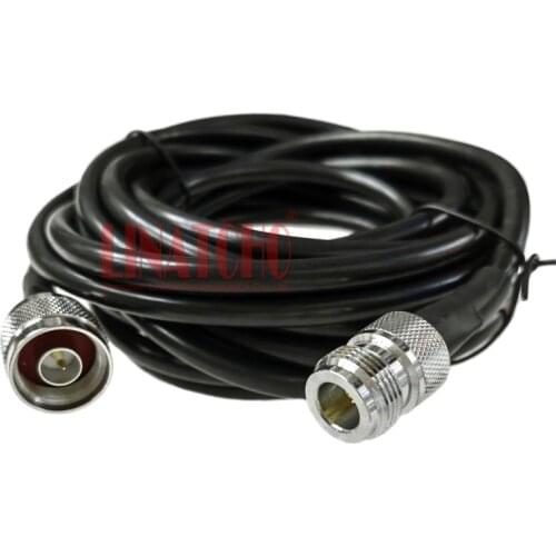 5 meters 50 ohm coaxial SYWV-50-5 outdoor antenna extension cable N male to N female type