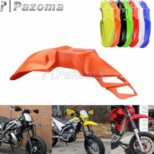 Universal Motorcycle Front Mud Guards Dirt bikes Off Road Evo Front Fenders Orange Mud Guard For EXC XC SX KLX YZF DRZ CR CRF MX