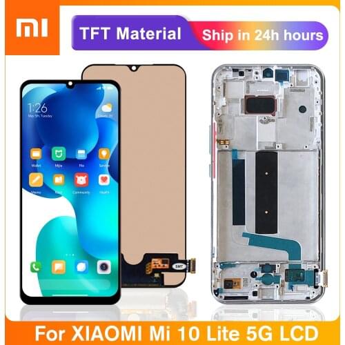 Lcd Display For Xiaomi Mi 10T Lite 5G LCD Display Touch Screen Assesmbly Parts For Mi 10T Lite 5G M2007J17G Display Screen