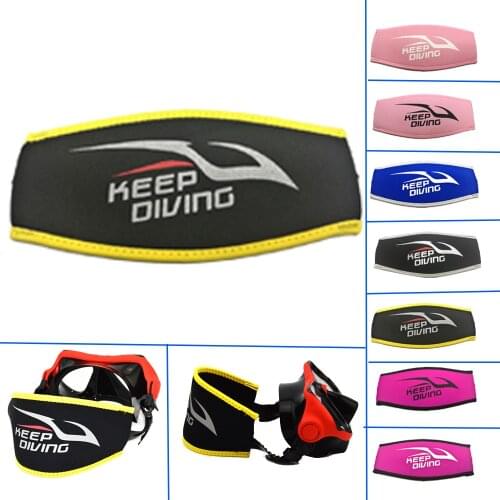 6 Color Neoprene Soft Scuba Diving Mask Strap Cover Swimming Surfing Dive Snorkeling Hair Strap Cover Wrapper Replacement