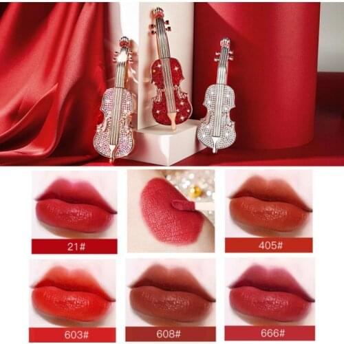 5 Colors Women Velvet Lip Glaze Moisturizing Easy To Wear Lip Gloss Base Gel Natural Pigments Long Lasting Lip Tint TSLM2