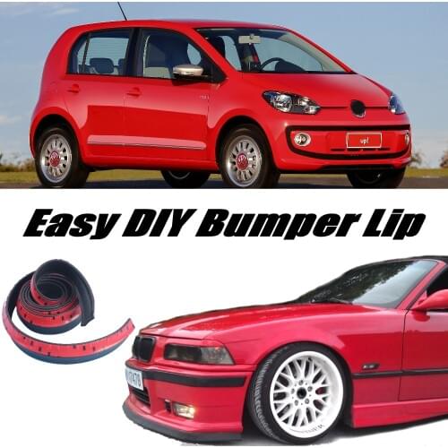 Bumper Lip Deflector Lips For Volkswagen VW Up Front Spoiler Skirt For Cars Tuning / Body Kit / Strip
