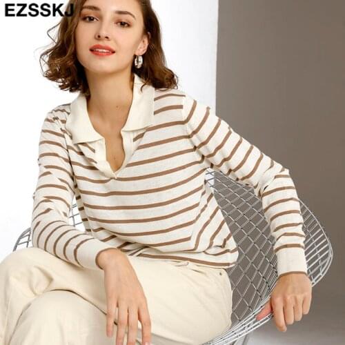 Женские полосатые футболки Ezsskj China At AliExpress