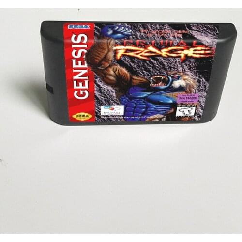 Primal Rage - 16 Bit MD Game Card for Sega Megadrive Genesis Video Game Console Cartridge