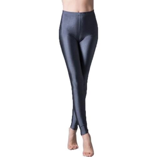 High Elastics Wet Look Shiny Leggings Women Hot Sexy Fitness Legging Pencil Pants Spring Summer Trousers Streetwear Capris Pant