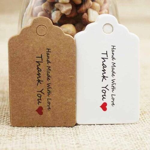 Multi styles DIY handmade jewelry label tag garment hang tag kraft /white swing products brand tag 100pcs per lot