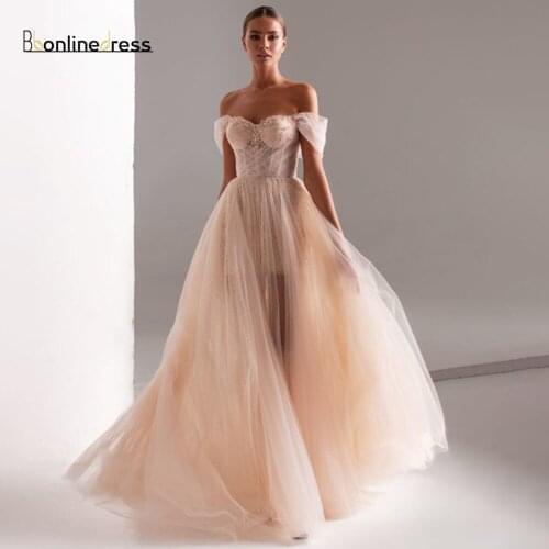 Youthful Tulle Puffy Prom Dresses 2020 Off The Shoulder Sweet Long Evening Dress Plus Size Vestido de fiesta longo