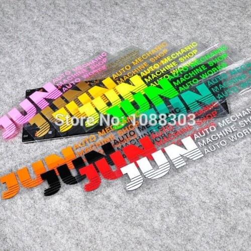 Motorcycle Helmet Car Window Tail Sticker Decals for Japan JDM 86BRZ JUN AUTO MECHANIC SHOP