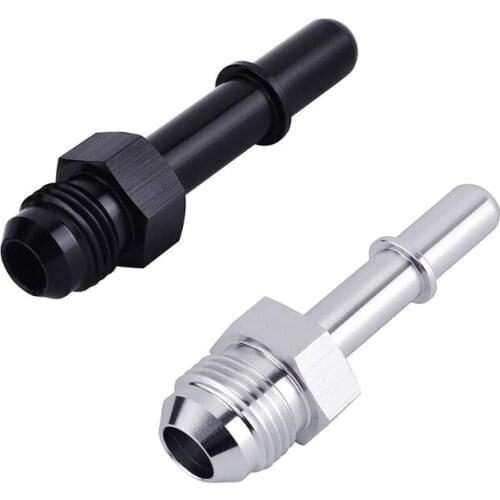 N0HF 1PC -6AN AN6 Fuel Adapter Fitting to 3/8 Quick Connect Male LS EFI