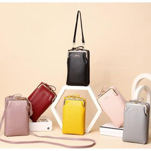 2021 new female bag vertical crossbody bag multifunctional mini shoulder bag crossbody mobile phone bag wallet women
