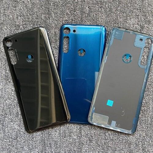 6.4" New For Motorola G8 Power Battery Cover Back Housing Door Case Glass XT2041 Repair Parts