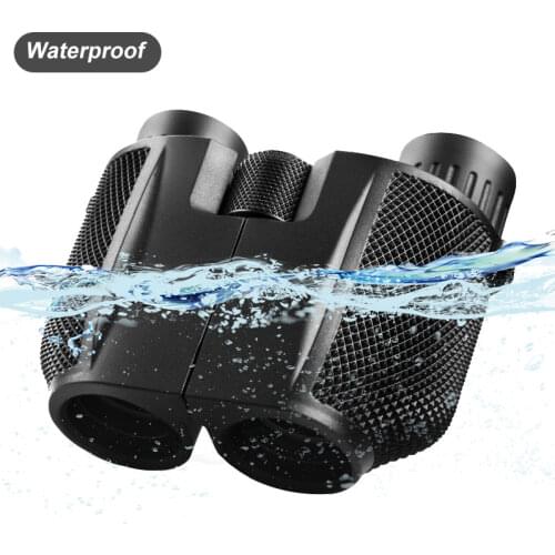 Professional Binoculars 12X25 BAK4 Folding Prism High Powered Zoom Folding Binocular Sports Outdoor Bird Watching Camping Hiking