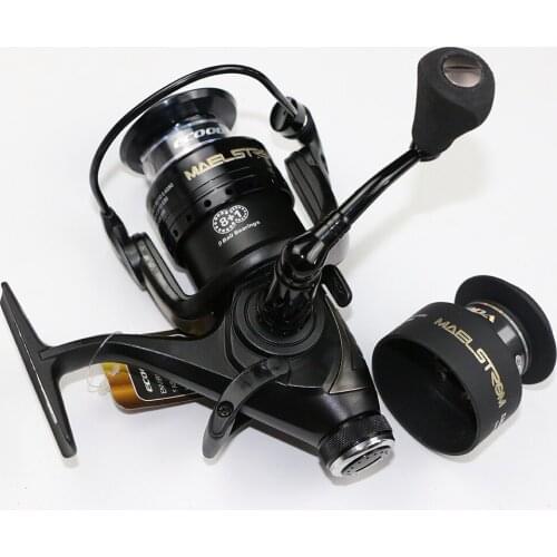 Blank Rod Spinning Fishing Reel 8 +1 Bearings 5.3:1 Gear Ratio With 2 Reel Spool EMM2000