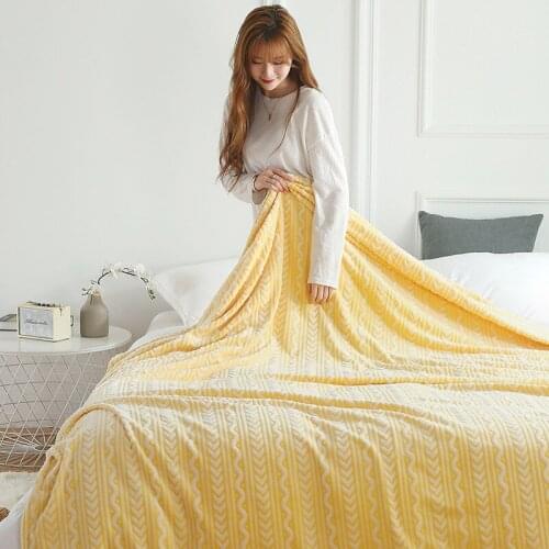 Multi-color 3D Snowflake Velvet Throw Blanket Household Bedroom Single Double People Bedspreads Soft Cover Blankets