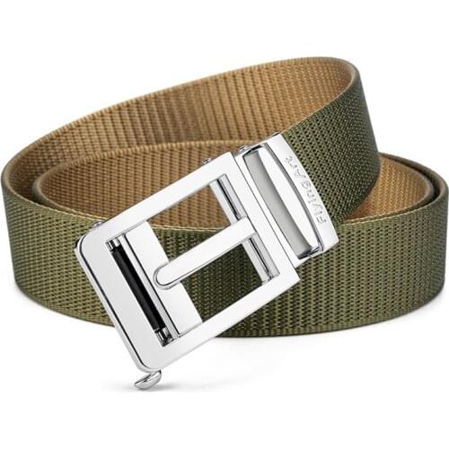 3.4CM Wide Tactical Nylon Belt for Men Women Business Leisure Designer Belts Outdoor Metal Buckle Police Sports Two Color Belts