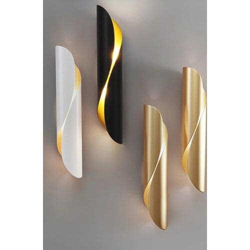 Nordic Modern Simple Living Room Bedside Wall Lamp Creative Personality Villa Corridor Hotel Restaurant Wall Lamp Wall Lights