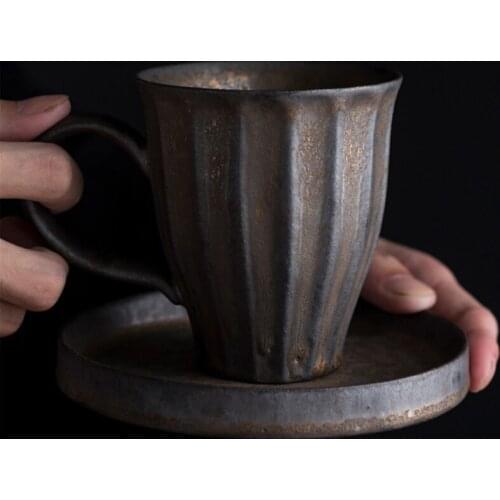 Vintage Coffee Mug Japan Ceramic Teacup Juice Breakfast Milk Cups and Mugs Tea Mugs Drinkware Home Decor