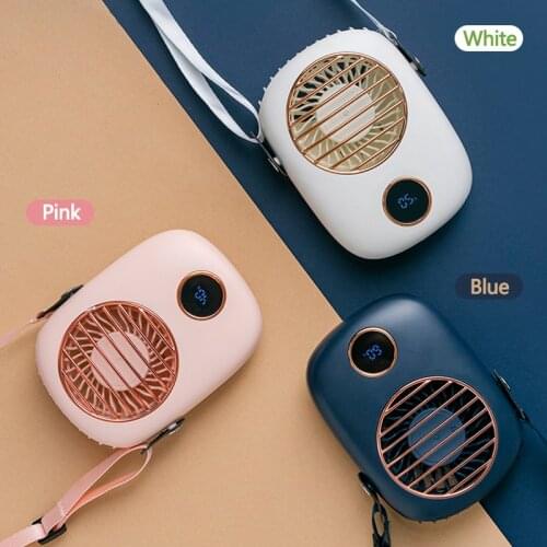 Hanging Neck fan mini cooler USB 2000mAh rechargeable ventilador Outdoor Travel handheld portable silent cooling fans home