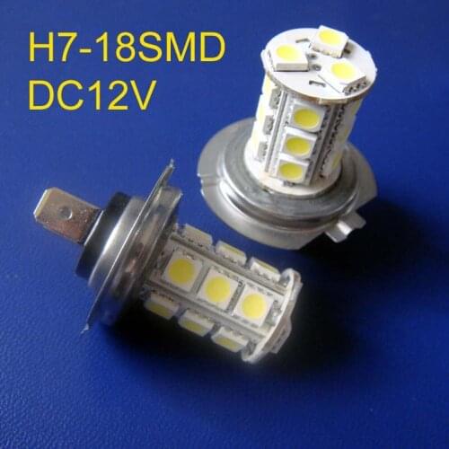 High quality 5050 12V car H7 led fog lamps,car 12v led H7 bulbs,Auto H7 led fog lights free shipping 2pcs/lot