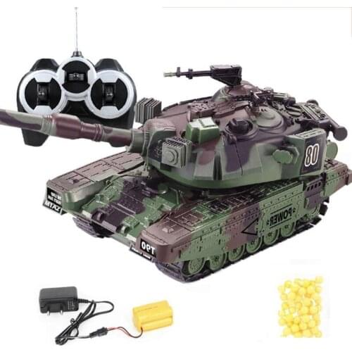 1:32 Military War RC Battle Tank Heavy Large Interactive Remote Control Toy Car