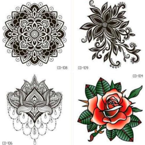 1pcs The Fashion Back of the Hand Tattoo Sticker Party Favors Birthday Party Supplies Gift Kid Gift for Guest Christmas