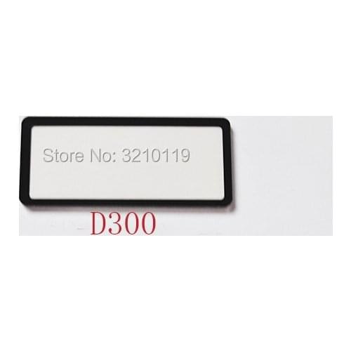 10PCS/New Digital Camera Top Outer LCD Display Window Glass Cover (Acrylic)+TAPE For NIKON D300 Small screen Protector