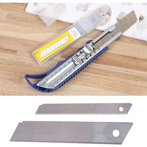 10 Pcs Box Cutter Letter Opener Snap off Replacement Blades 9/18mm Utility Knife Blades