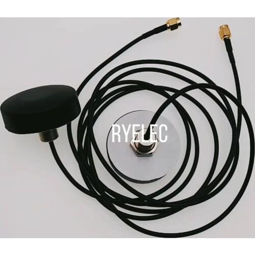 Vandal Proof IP67 Outdoor Mini 4g/lte Puck Communication Antenna With Cable Sma