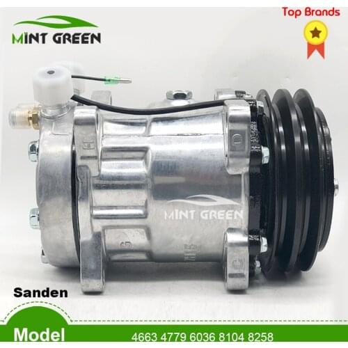 For Auto A/C Compressor 2pk 12V for Sanden SD7H15 7863 7867 8024 8031 8062 4663 4779 6036 8104 8258 132MM free shipping