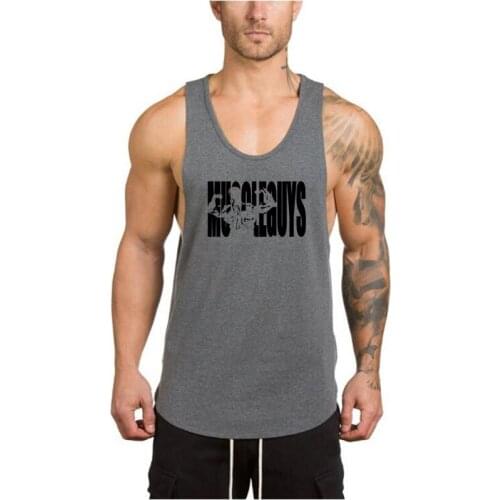 Brand Gyms Tank Top Men Clothing Brand Singlet Canotte Bodybuilding Stringer Fitness Shirt Muscle Guys Sleeveless Vest Tanktop