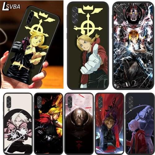 Anime Alche mist for Samsung Galaxy A90 A80 A70 A60 A50 A40 A30 A20 A10 M60S M40 M31 M30 M21 M20 M10 Black Phone Case