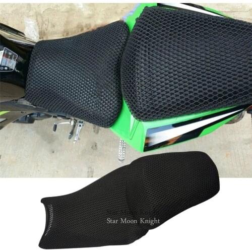 For KAWASAKI ZX6R ZX-6R ZX 6R 2007- motorcycle seat cover Breathable Waterproof Cushion Anti-Slip 3D Mesh Protecting seat cover