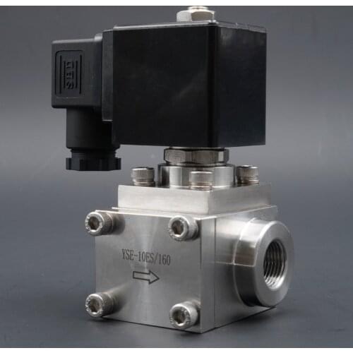 Solenoid Valve Normally Closed valve 304 Stainless Steel High Pressure Car Wash 0~300bar NC water Valve 3/8"-1" NPT BSP 2 Way