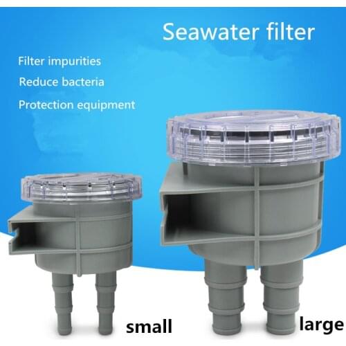 Boat Seawater filter Intake Sea Water Strainer for cool down water, air conditioner and engine water for Marine yacht