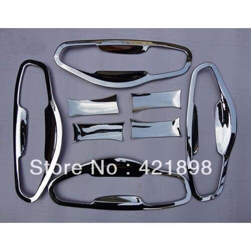 For Hyundai Santa Fe 2013 2014 2015 2016 ABS Chrome Door Bowl Trim