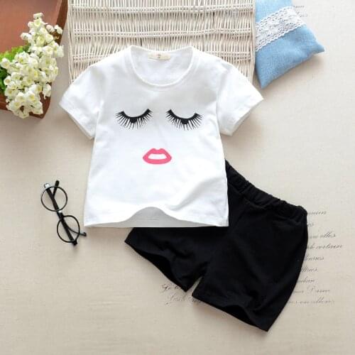 Summer Baby Suits Short Sleeve Cotton Childrens Sets Tops+Pants Boys Suit Babe Kids Boy Cartoon Printed Clothes Pullover Short