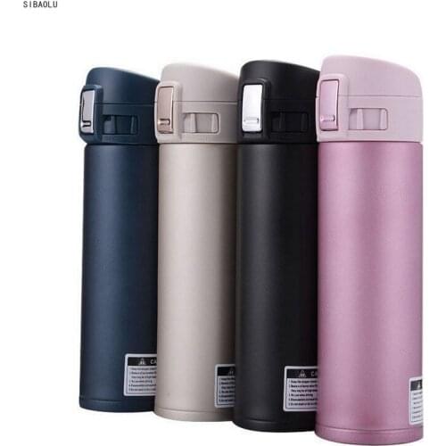 Fashion 500ml Stainless Steel Insulated Cup Coffee Tea Thermos Mug Thermal Water Bottle Thermocup Travel Drink Bottle Tumbler