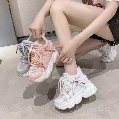 New Baotou Sandals Womens Popular Summer Korean Style Hollow Casual Sports Daddy Shoes Trifle Thick Bottom Mesh Womens Shoes