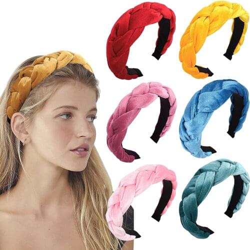 New Fashion Velvet Hairbands Designer Headbands For Women Cross Knot Ponytail Hair Bands Head Bands Hair Hoop Hair Accessories