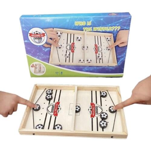 New puzzle chess set chess and card game two in one portable ice hockey fighting game parent-child interactive chess and card