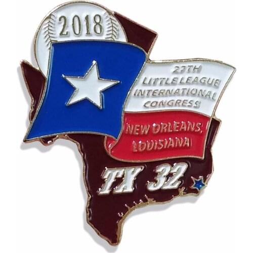 New Style National Map Flag Logo Lapel Pin cheap custom color pin